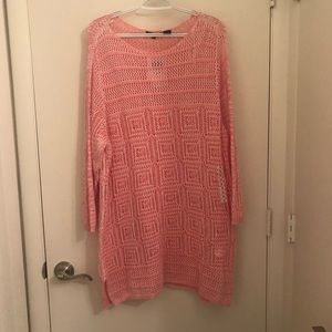 Jeanne Pierre Open Knit Sweater